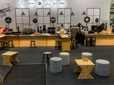 Hocker Puff Sitzgelegenheit Stoffbespannung